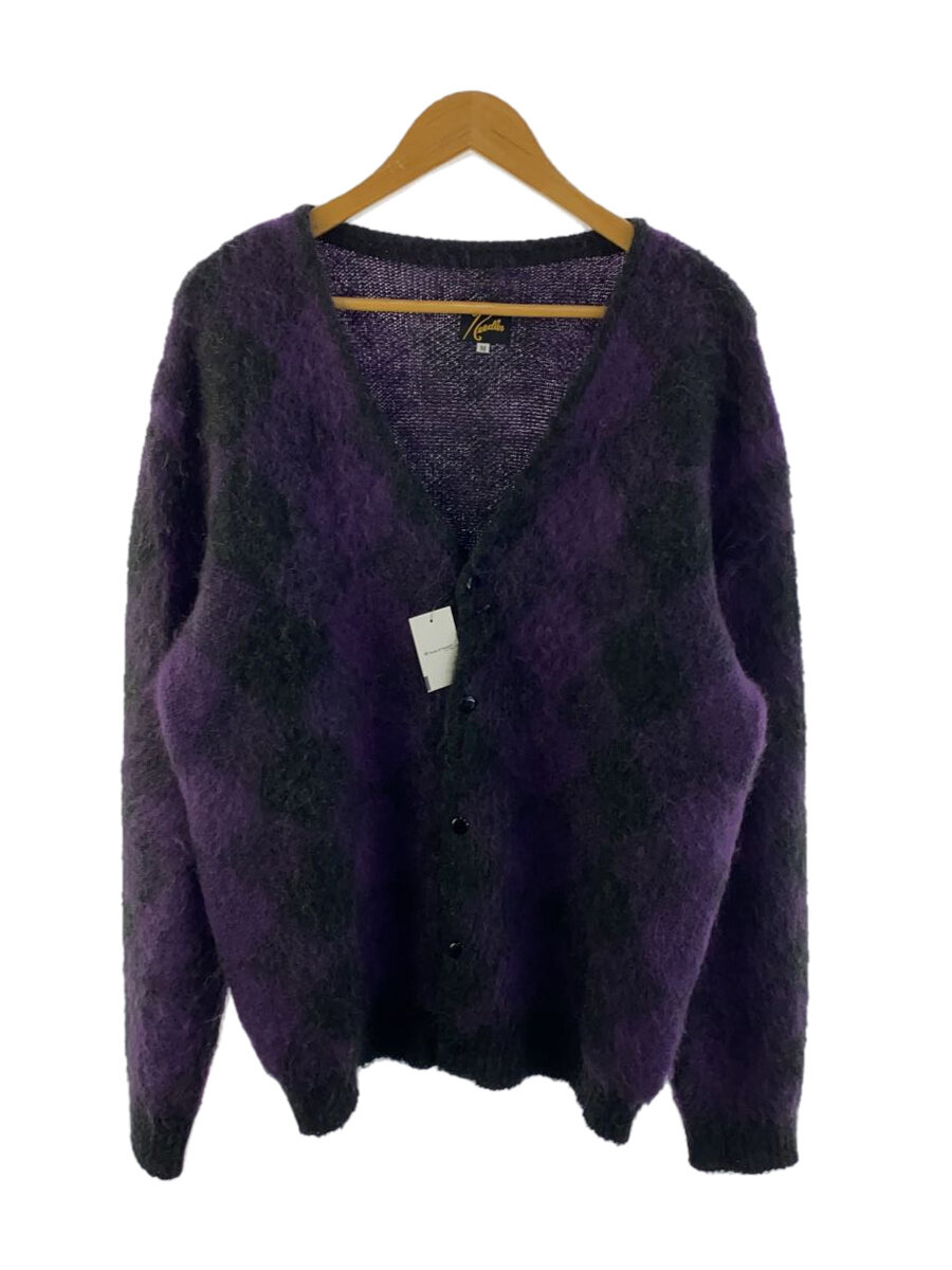 【中古】Needles◆MOHAIR CARDIGAN DIAMOND/M/モヘヤ/PUP/J0257【メンズウェア】