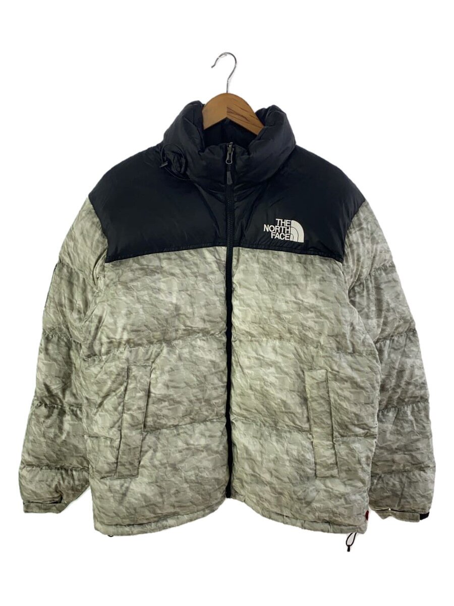 【中古】THE NORTH FACE◆19AW/Paper Print Nuptse Jacket/ペーパープリントヌプシジャケット/M//【メンズウェア】