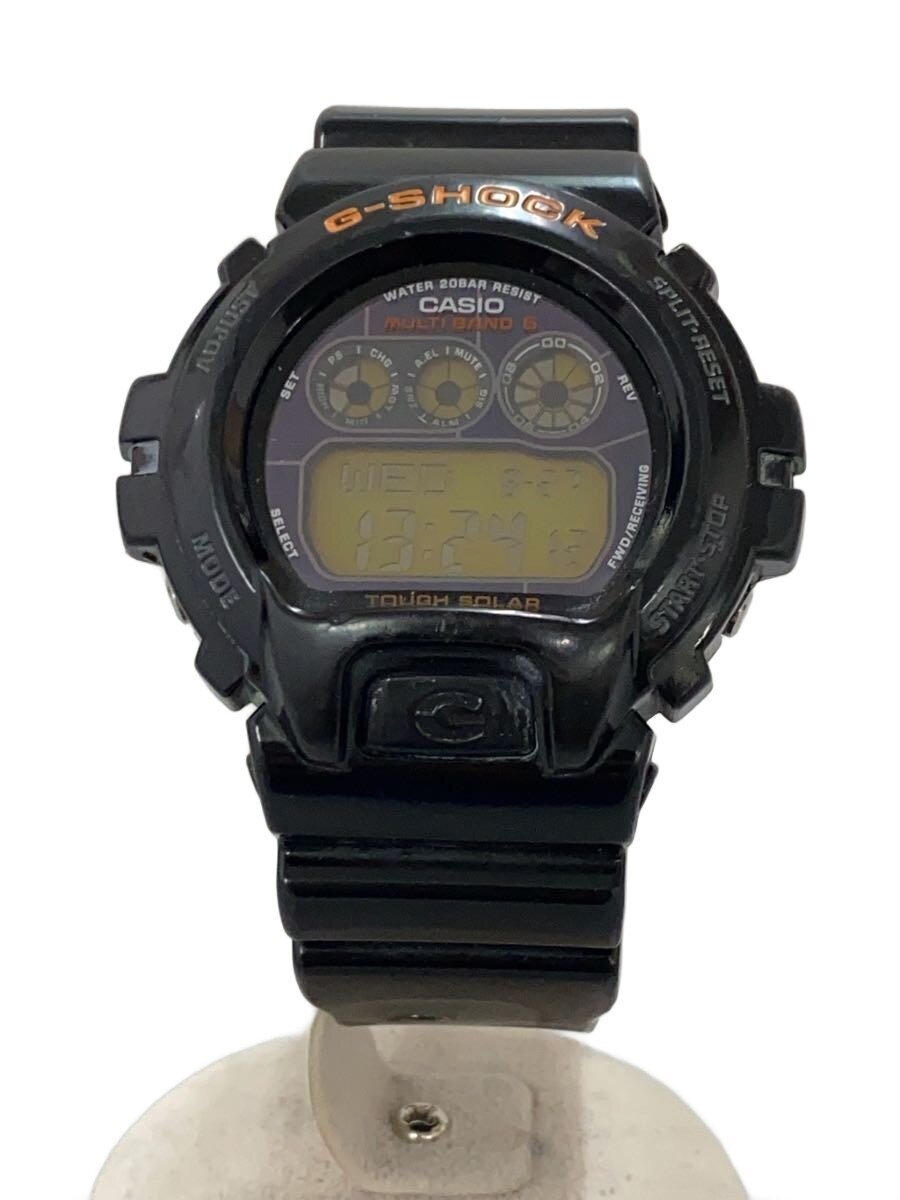 【中古】CASIO◆ソーラーウオッチ・G-SHOCK/デジタル/黒いこと【服飾雑貨他】