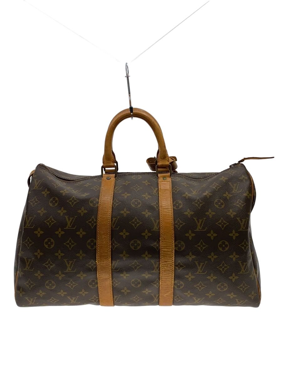 【中古】LOUIS VUITTON◆キーポル45_モノグラム・帆布/PVC/BRW//【御徒面子】