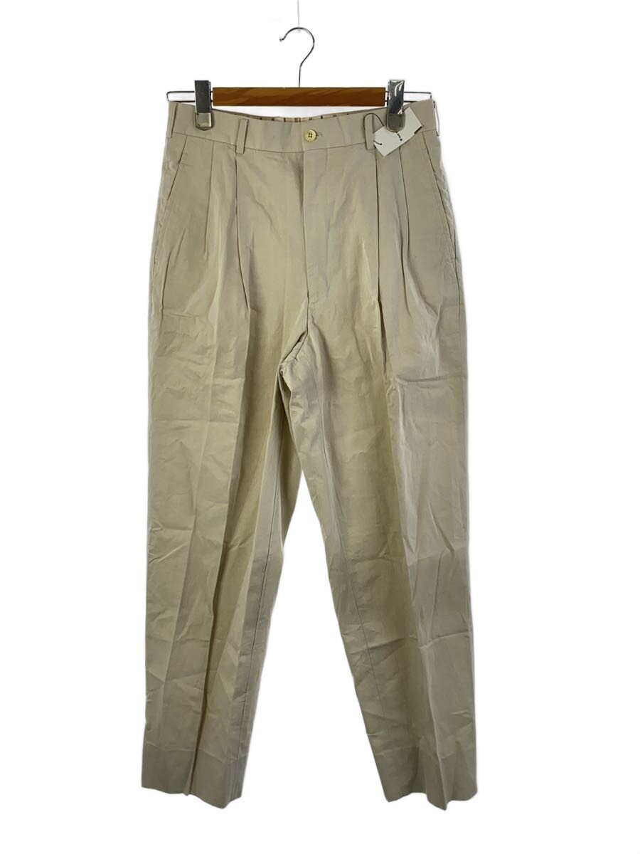 【中古】COMME des GARCONS HOMME◆D/2タックチノパンツ/綿織物/BEG/汚れた状態有/HP-02018M//【メンズウェア】