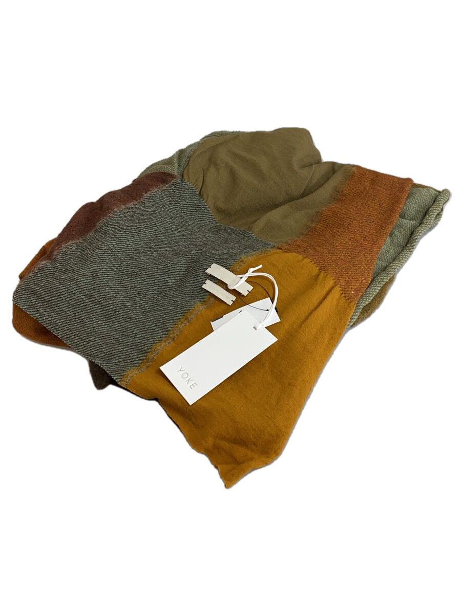 【中古】YOKE◆袈裟/羊毛/マルチ色つや/照合のしるし/メンズ/YK20AW0172A【服飾雑貨他】