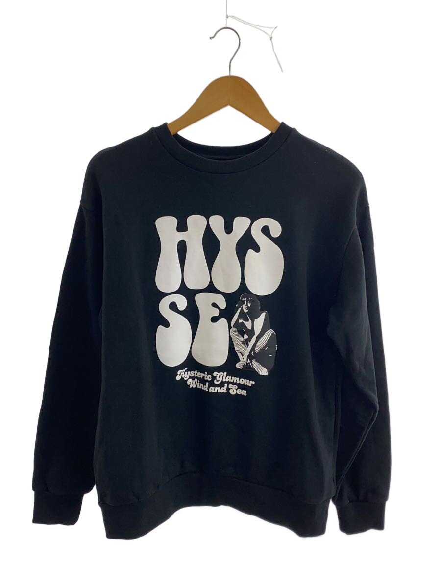 【中古】HYSTERIC GLAMOUR◆流汗/M/綿織物/BLK/WDS-C-HYS-24-Q2-08【メンズウェア】