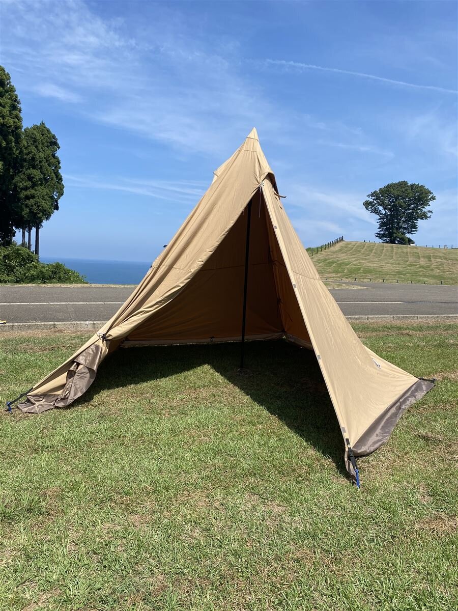 【中古】tent-Mark DESINGNS◆テント/ワンポール/4~6人用/ベージュ/CIRCUS TC +/ティピー/キャンプ【スポーツ】