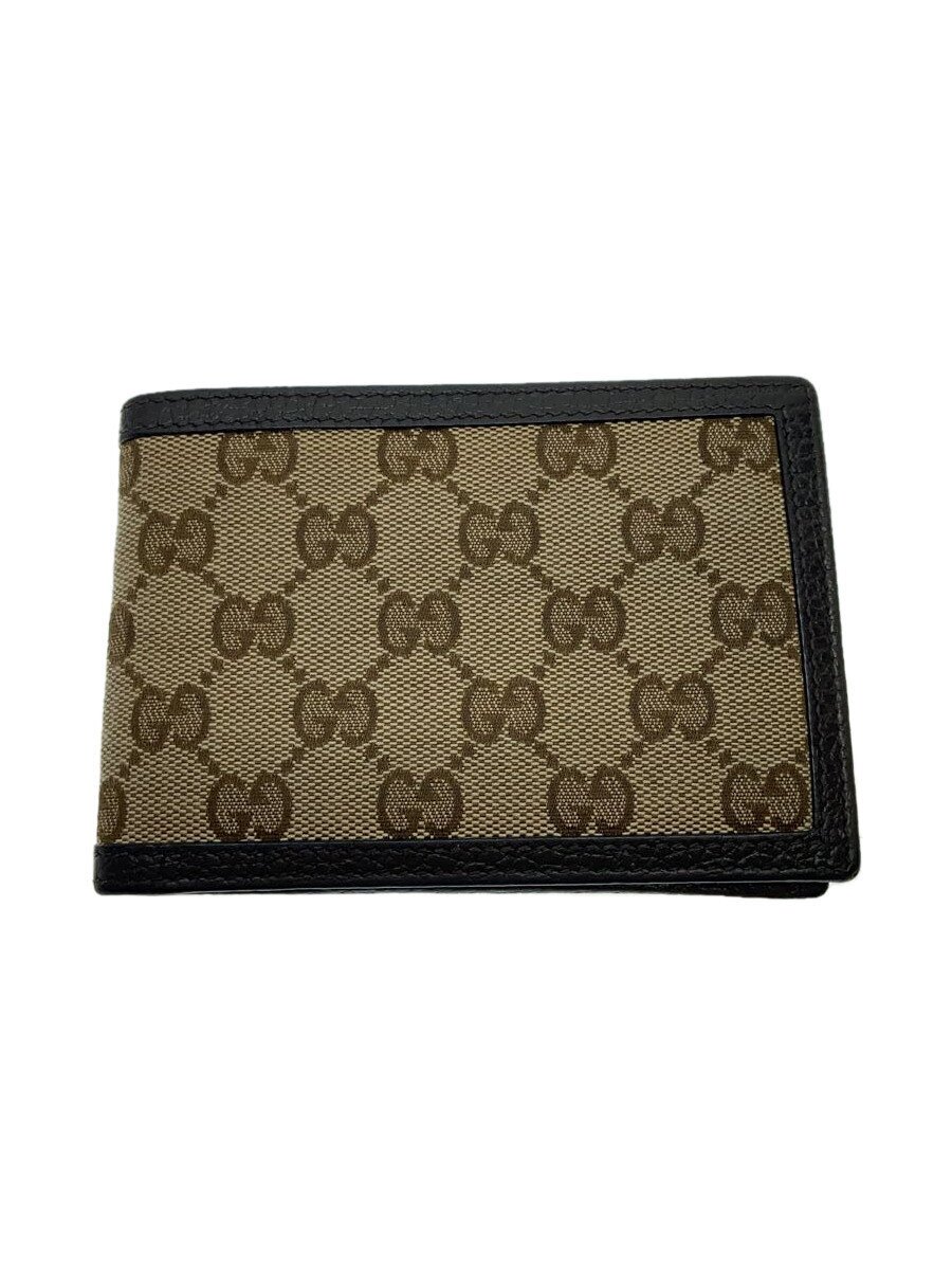 【中古】GUCCI◆2つ折り財布/レザー/BEG/総柄/メンズ/292534【服飾雑貨他】｜2ｎｄ STREET 店