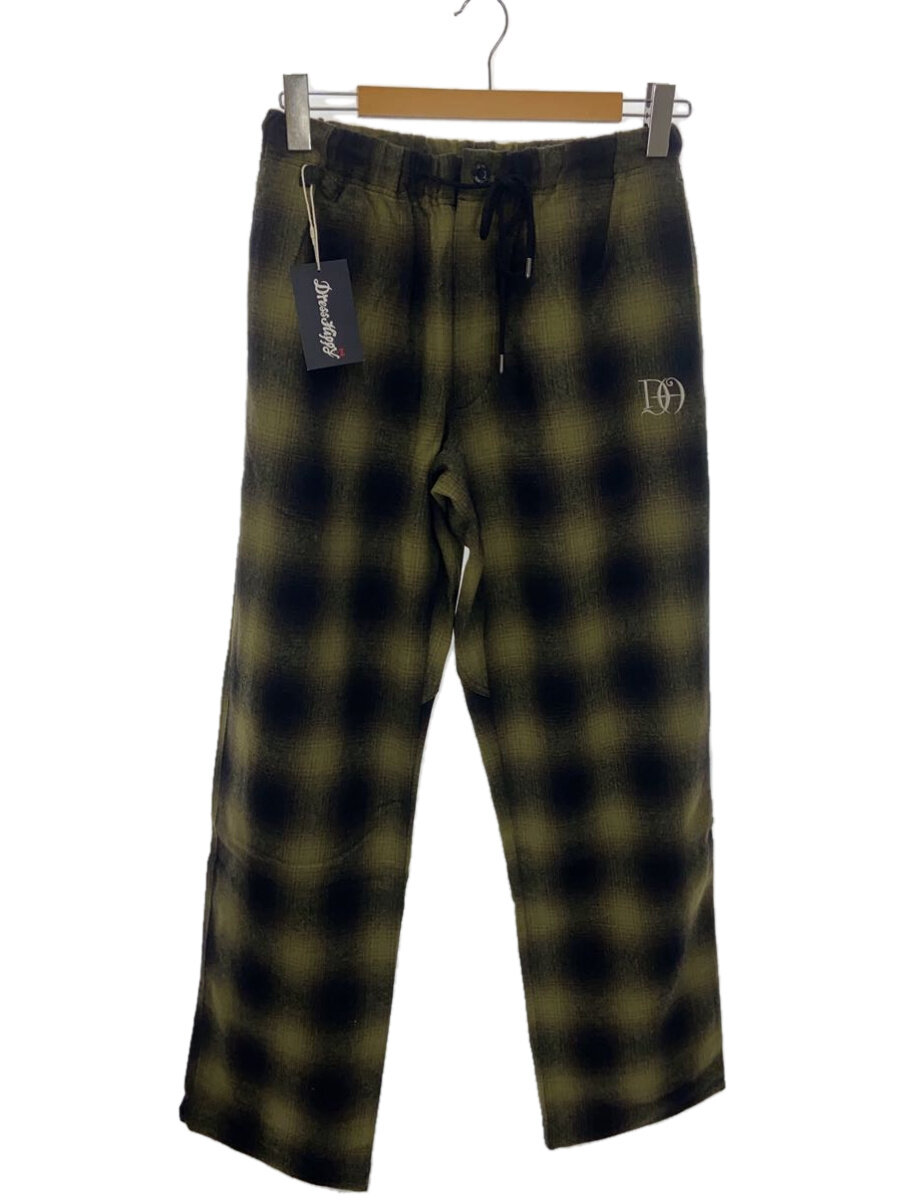 【中古】Dress hippy◆ROYAL PANTS CHECK/下つ方/L/羊毛/KHK/オンブレCK/引き船付き添い人//【メンズウェア】