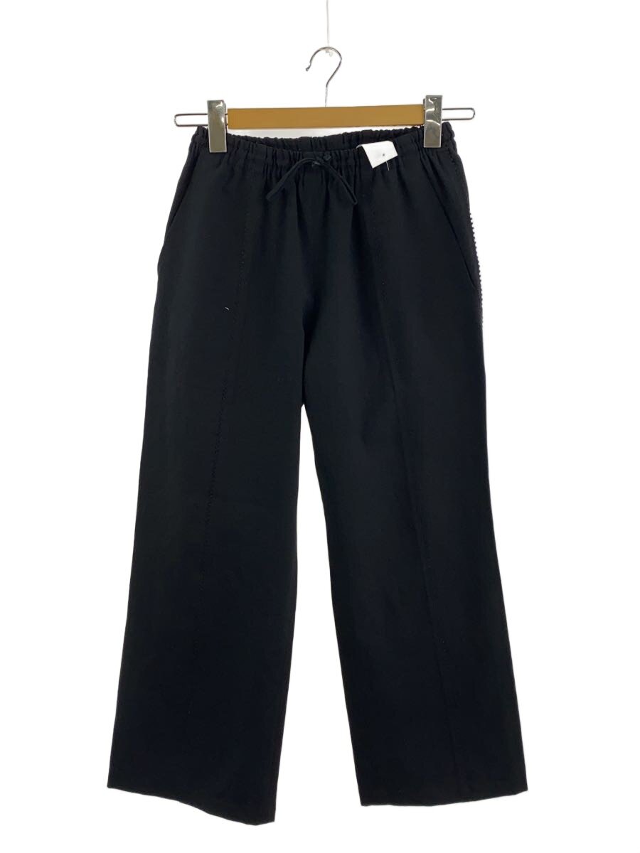 【中古】PLEATS PLEASE ISSEY MIYAKE◆広広としたズボン下/1/ポリエステル/BLK/無地/PP62-ZF881【レディースお召しもの】