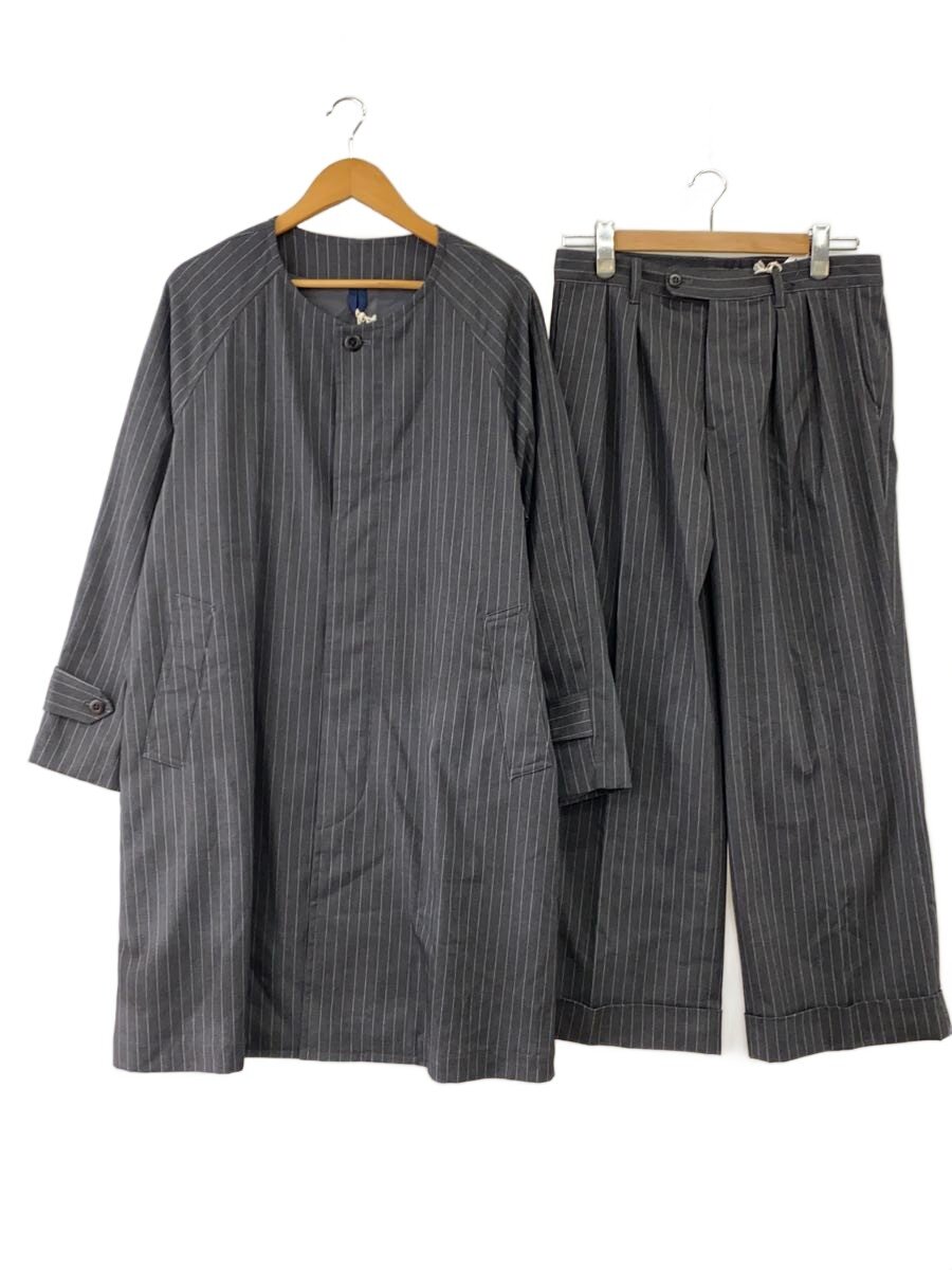 【中古】ts(s)◆セットアップ/1/ポリエステル/GRY/ストライプ【メンズウェア】|2nd STREET 店
