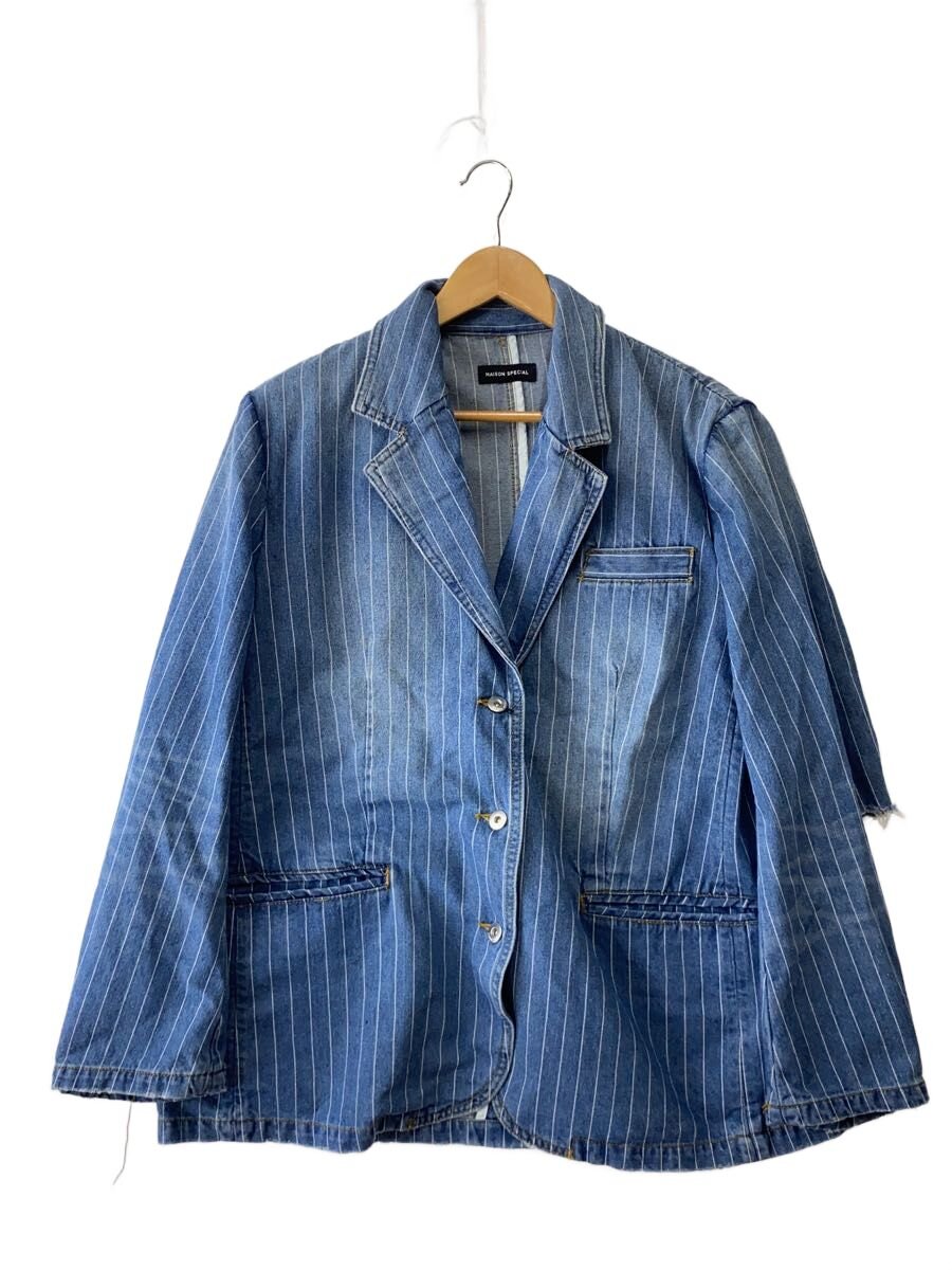 【中古】MAISON SPECIAL◆Gジャン/FREE/綿織物/IDG/21241116101//【レディース御召しもの】