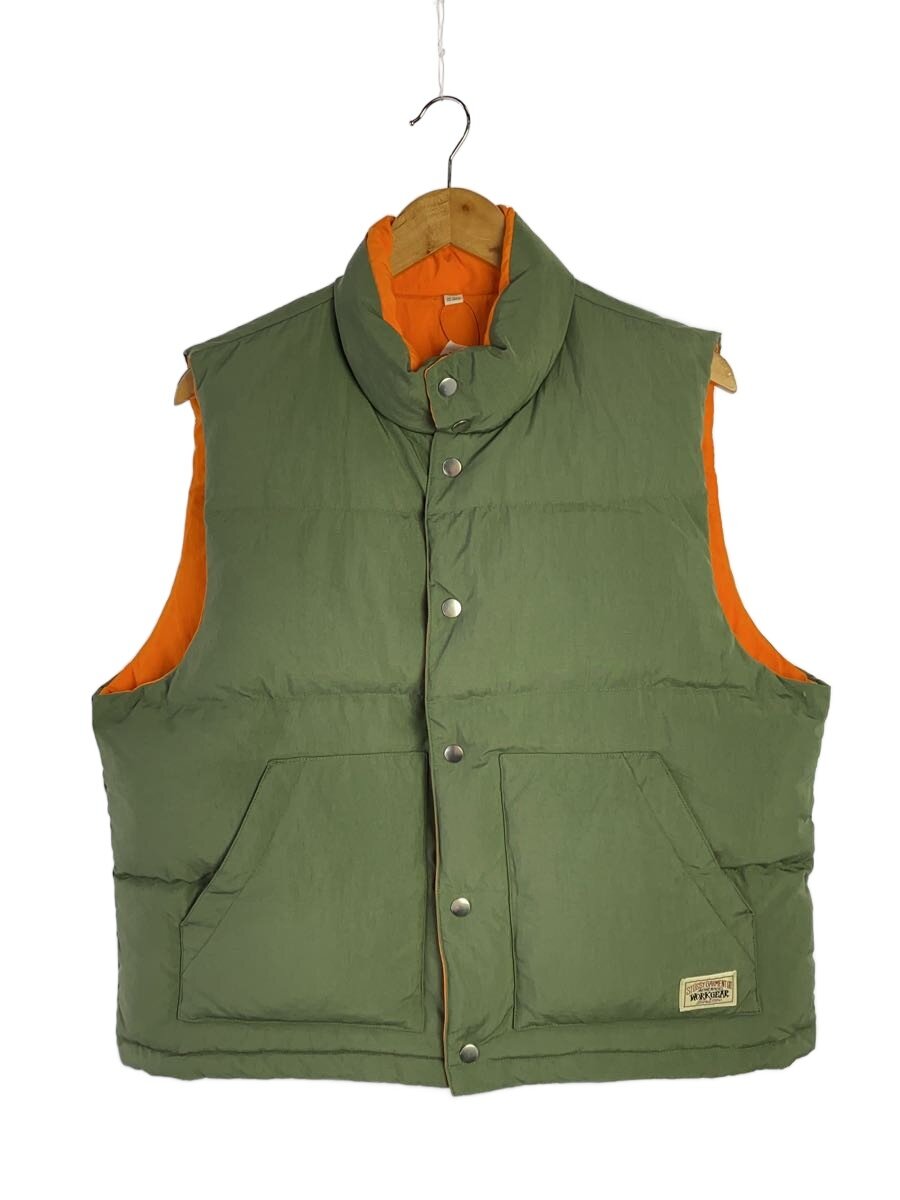 【中古】STUSSY◆ダウンベスト/S/レーヨン/KHK/115676【メンズウェア】｜2ｎｄ STREET 店