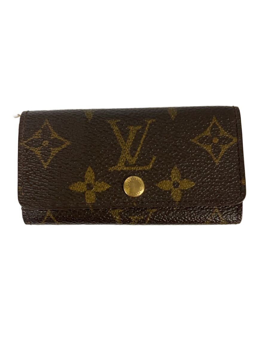 【中古】LOUIS VUITTON◆ミュルティクレ4_モノグラム・キャンバス/BRW/レディース//【服飾雑貨他】｜2ｎｄ STREET 店