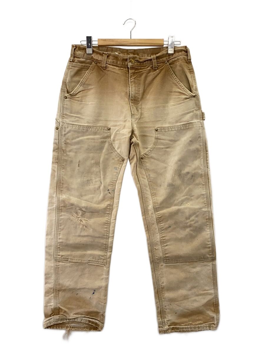 【中古】Carhartt◆下つ方/34/綿織物/CML/無地//【メンズウェア】