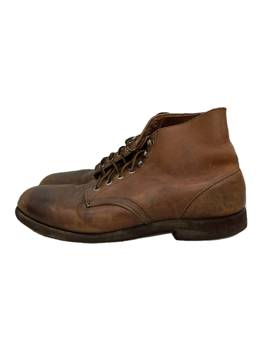 【中古】RED WING◆レースアップブーツ/--/BRW/なめし革【シューズ】