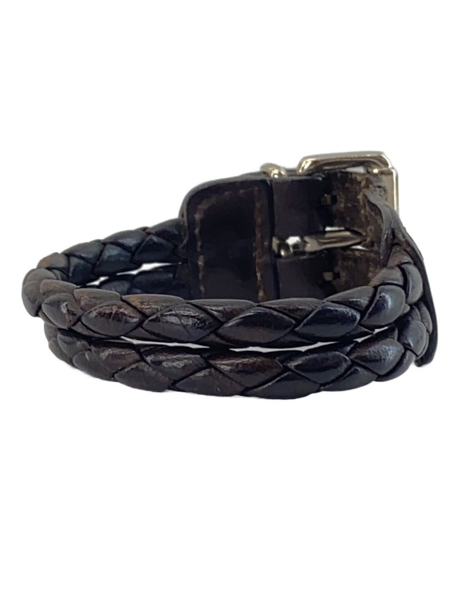 【中古】BOTTEGA VENETA◆ブレスレット/レザー/BRW/メンズ【服飾雑貨他】｜2ｎｄ STREET 店