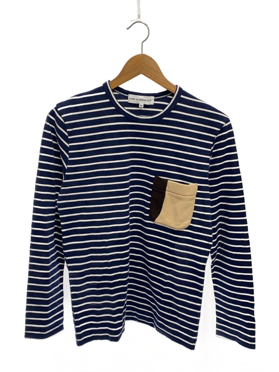 【中古】COMME des GARCONS EDITED◆カットソー/M/綿織物/NVY/間借り人//【メンズウェア】