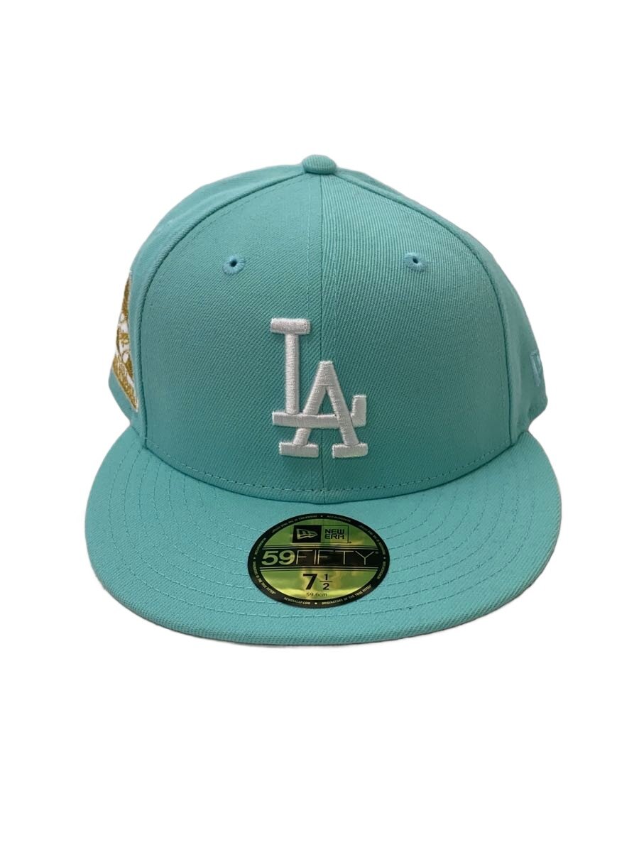 【中古】NEW ERA◆旗がしら/7 1/2/綿織物/GRN/無地/メンズ【服飾雑貨他】