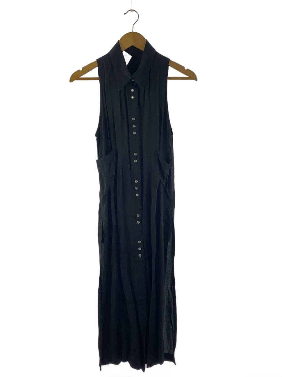 【中古】MARITHE FRANCOIS GIRBAUD◆ノースリーブ衣装/S/人絹/BLK/F5-9085//【レディース御召しもの】