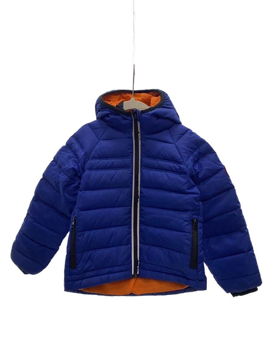 【中古】CANADA GOOSE◆上衣/--/ナイロン/BLU/無地/5070JKIR【キッズ】