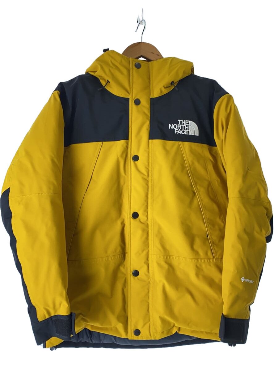 【中古】THE NORTH FACE◆MOUNTAIN DOWN JACKET_マウンテンダウンジャケット/S/ナイロン/YLW【メンズウェア】|2nd STREET 店