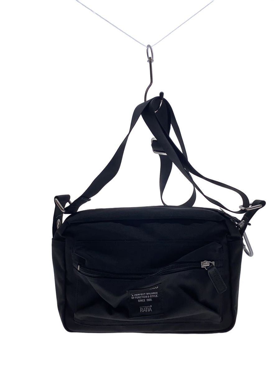 【中古】marimekko◆ショルダーバッグ/--/BLK//【御徒面子】