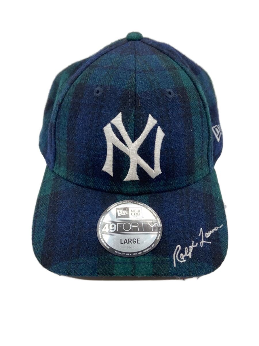 【中古】NEW ERA◆ralph lauren×MLB/旗がしら/GRN/照合のしるし/メンズ【服飾雑貨他】