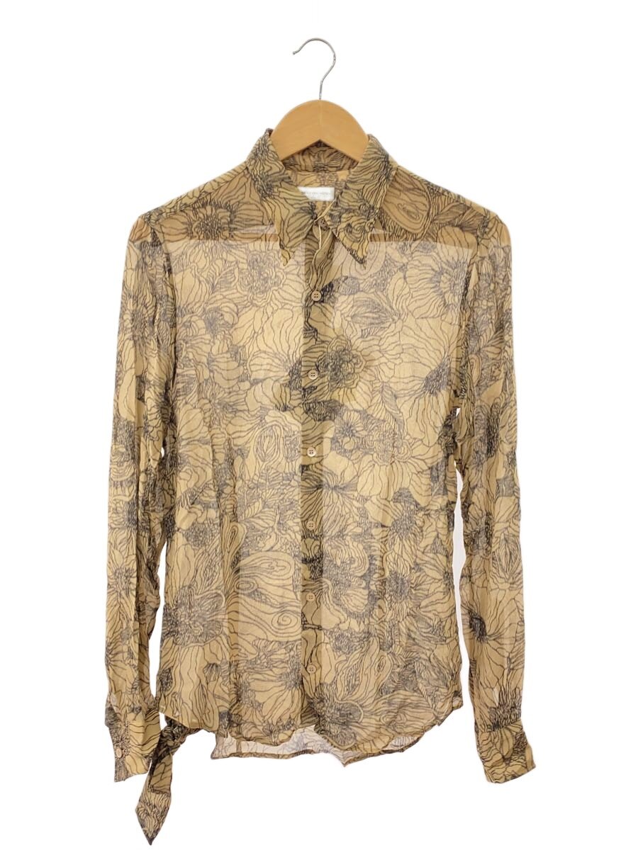 【中古】DRIES VAN NOTEN◆フラワープリント/長袖シャツ/46/レーヨン/BEG/花柄【メンズウェア】｜2ｎｄ STREET 店