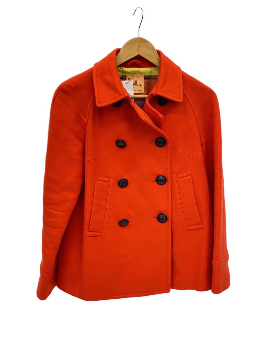 【中古】Paul Smith◆厚地の外套/40/羊毛/ORN//【レディース御召しもの】