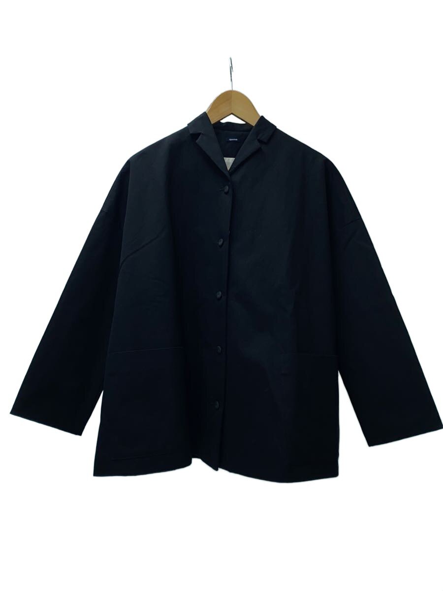 【中古】apuntob◆上衣/1/綿織物/BLK【レディース御召しもの】