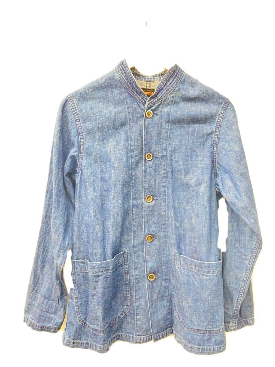 【中古】chimala◆denim railroad/XS/綿織物/IDG【レディース御召しもの】