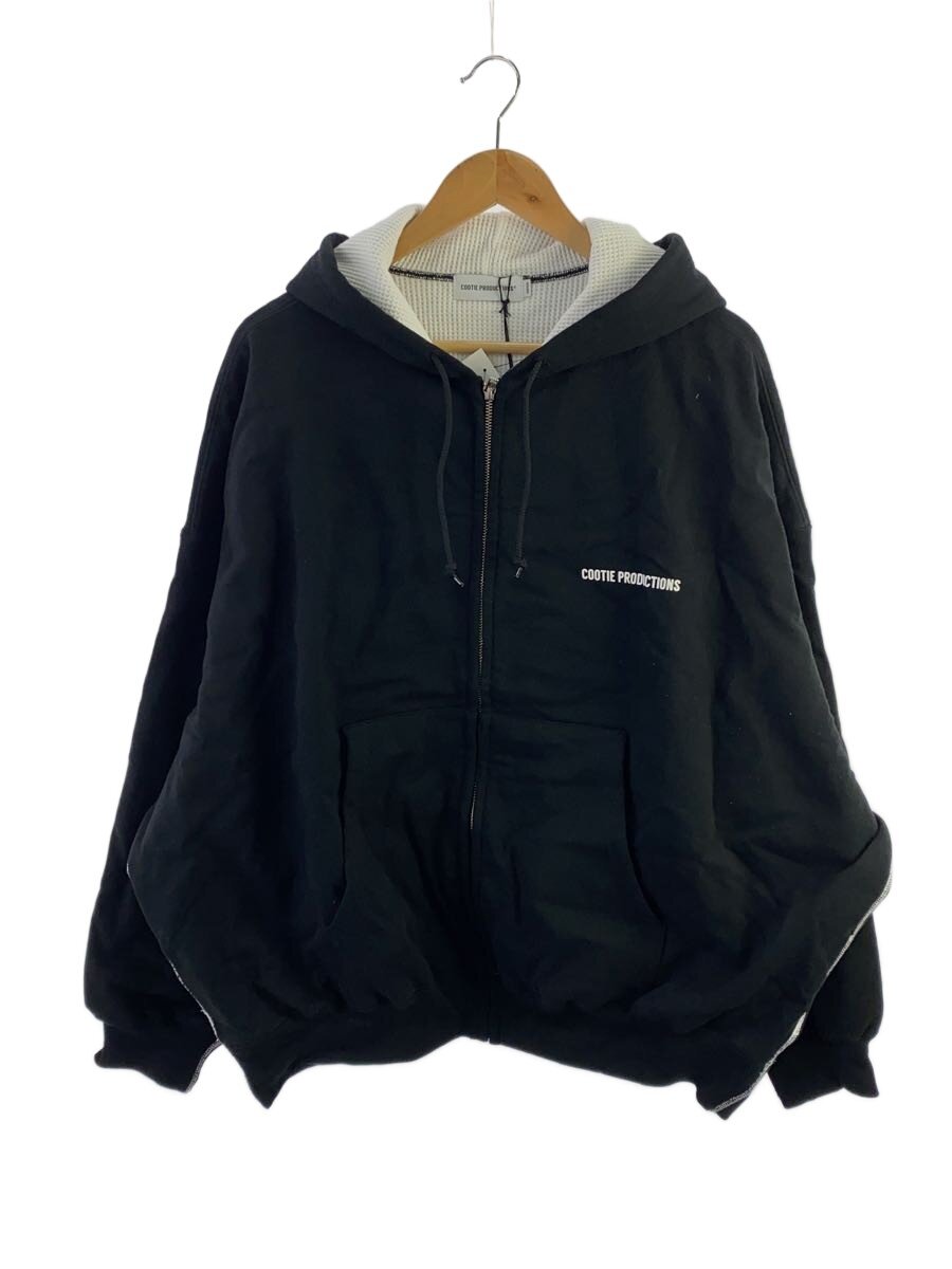 【中古】COOTIE◆Thermal Combination Sweat Zip Hoodie/ジップパーカー/M/BLK//【メンズウェア】｜2ｎｄ STREET 店