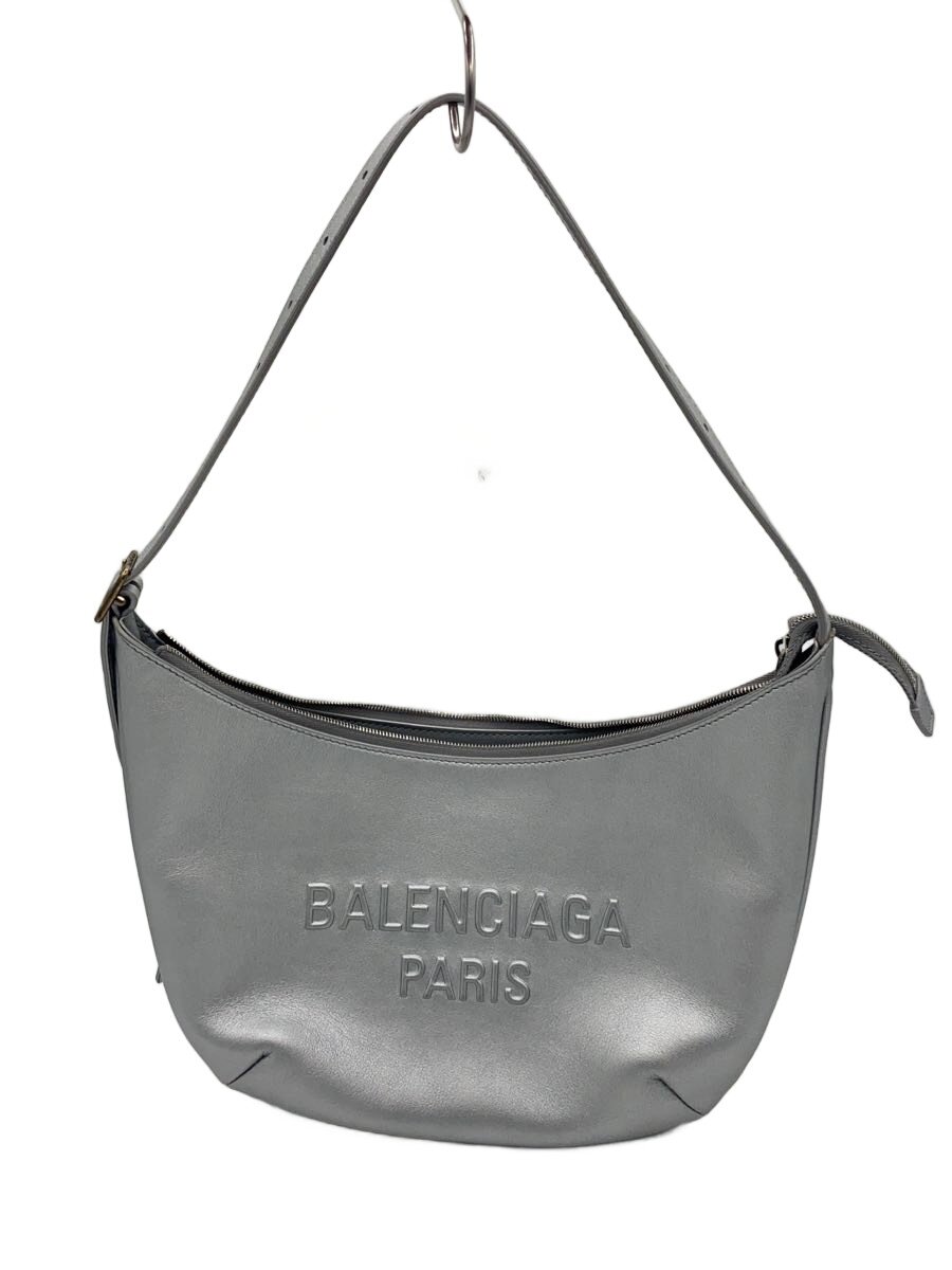 【中古】BALENCIAGA◆ショルダーバッグ/なめし革/SLV/771733【御徒面子】