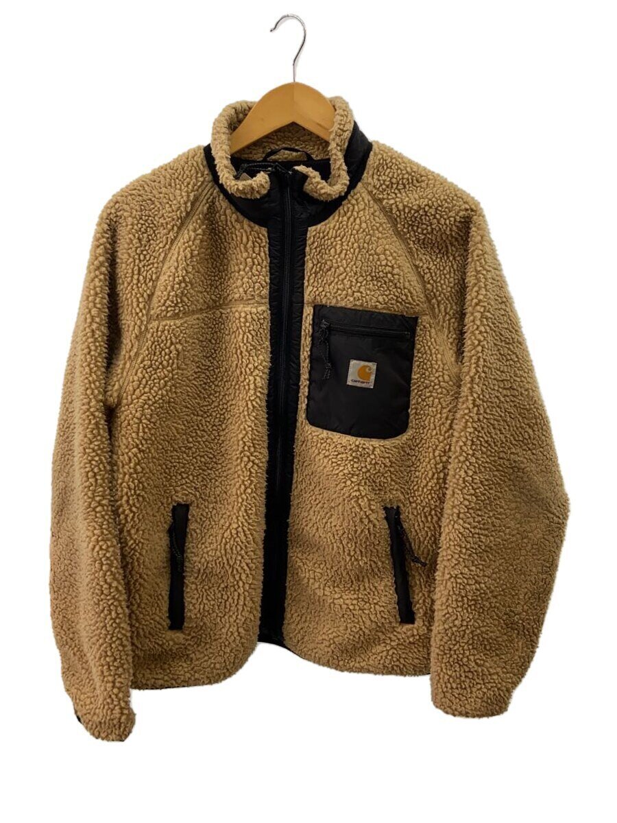 【中古】Carhartt◆PRENTIS LINER/フリースジャケット/M/ポリエステル/BEG【レディース御召しもの】