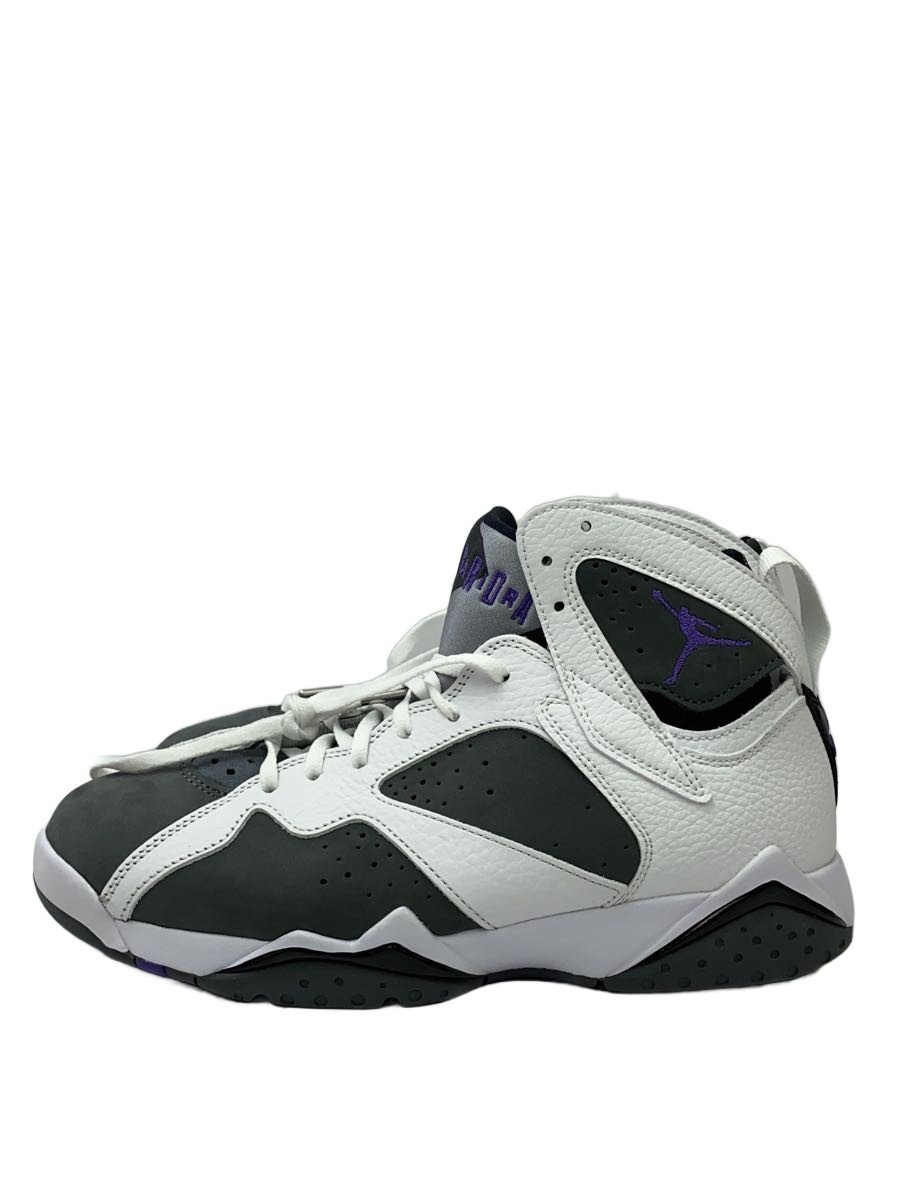 【中古】NIKE◆AIR JORDAN 7 RETRO_エアジョーダン 7 レトロ/27糎/WHT【シューズ】