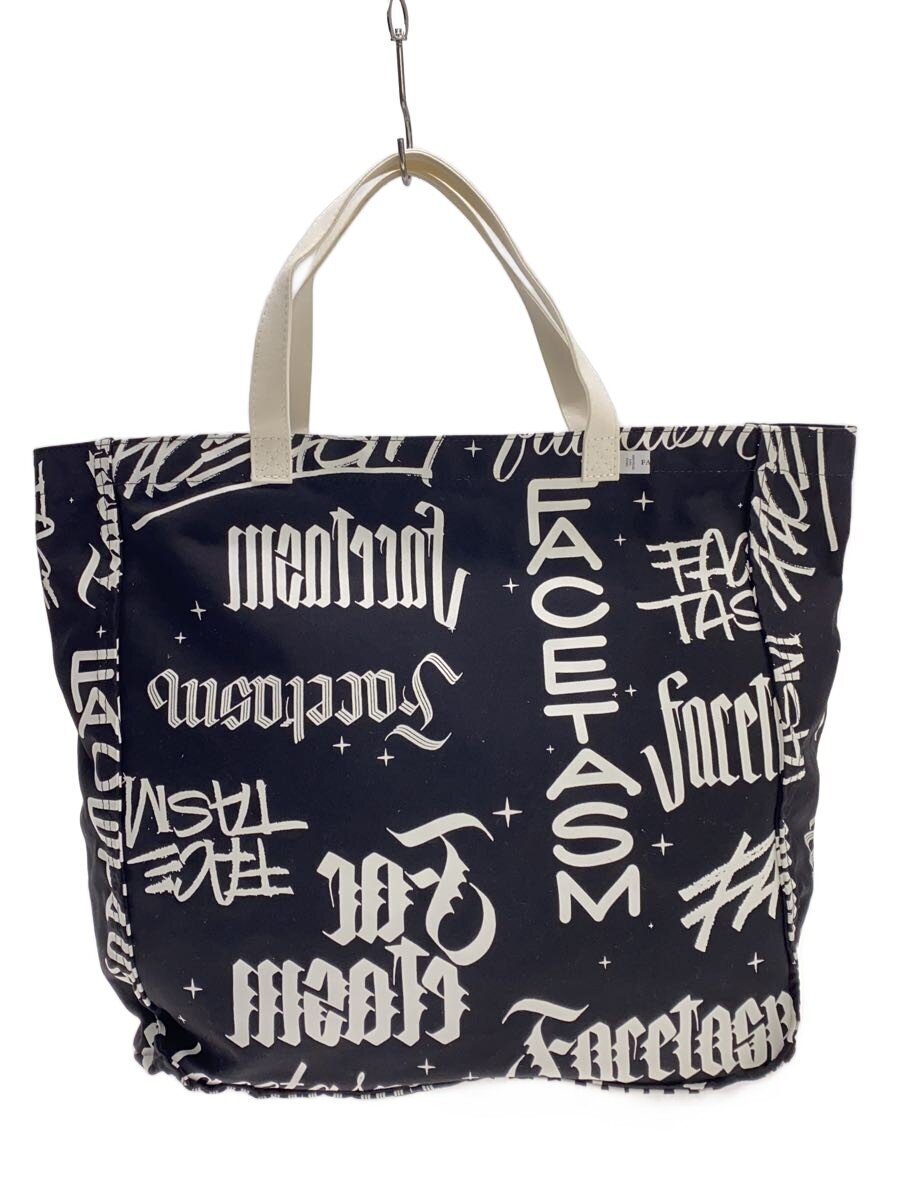 【中古】FACETASM◆トートバッグ/--/BLK【御徒面子】