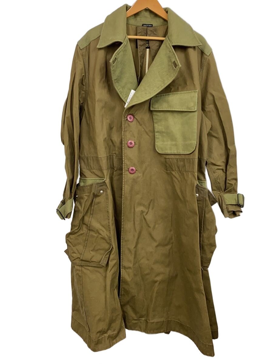 【中古】MAHARISHI◆厚地の外套/M/綿織物/BRW/無地/114-15-0390【メンズウェア】