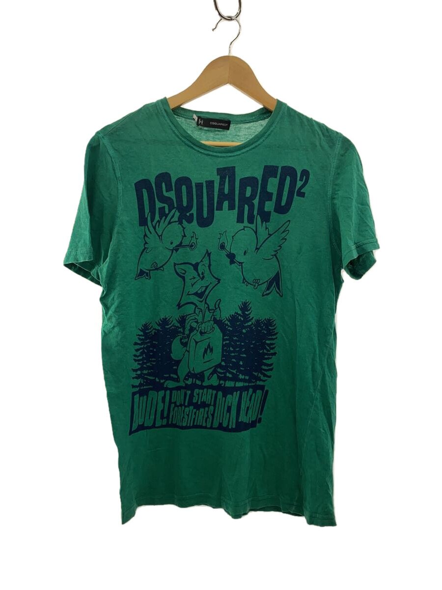 【中古】DSQUARED2◆プルオーバー/S/綿織物/GRN//【メンズウェア】