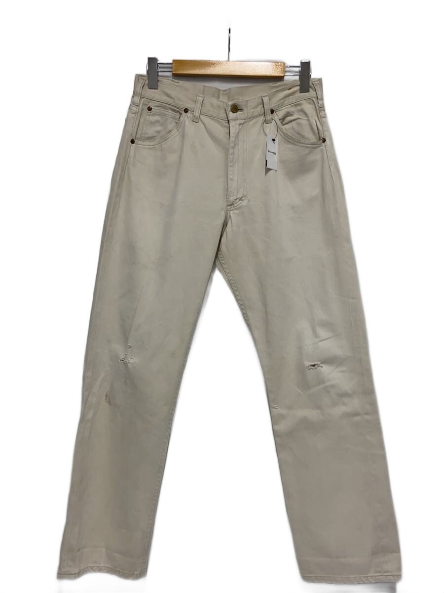 【中古】Lee◆60s/WESTERNER/取り繕い有/下つ方/--/綿織物/WHT/無地【メンズウェア】