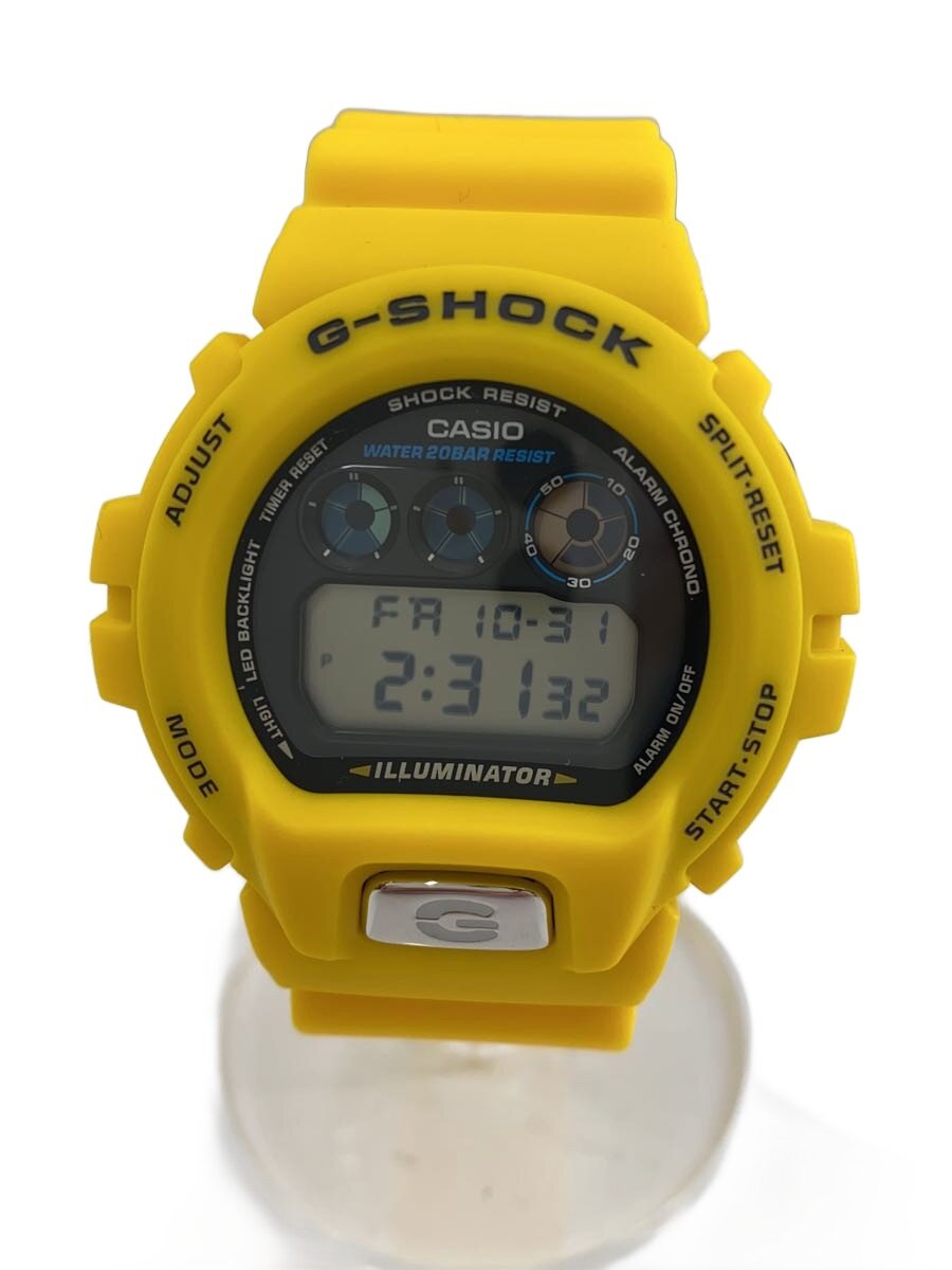 【中古】CASIO◆石英ウオッチ_G-SHOCK/デジタル/YLW【服飾雑貨他】