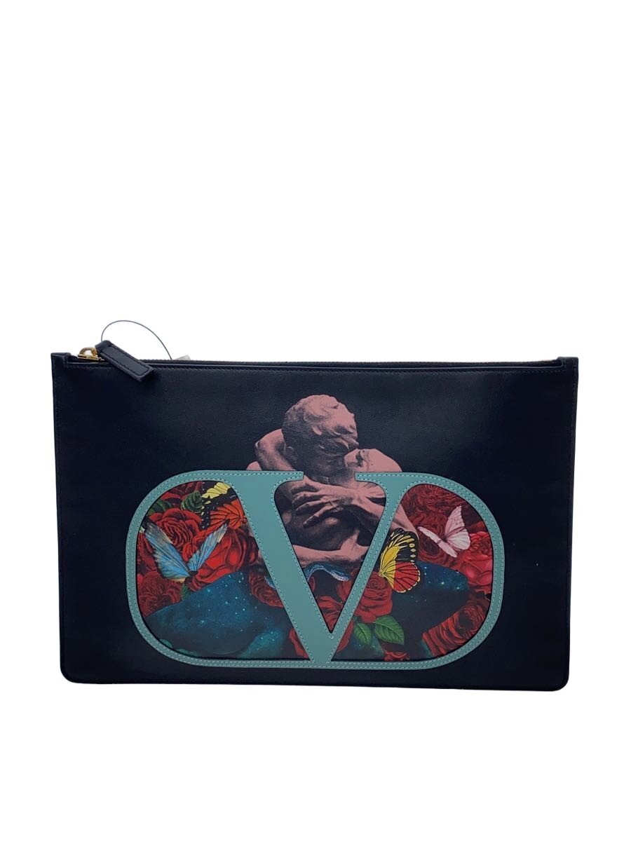 【中古】VALENTINO GARAVANI◆セカンドバッグ/レザー/ブラック【バッグ】｜2ｎｄ STREET 店
