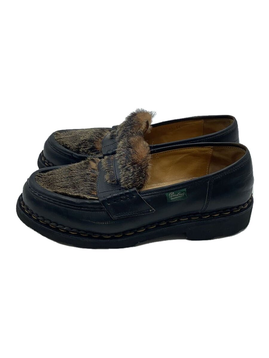 【中古】Paraboot◆置き目毛皮/size4.5/ランス/フォック/ユナイデッドアローズ別注【シューズ】