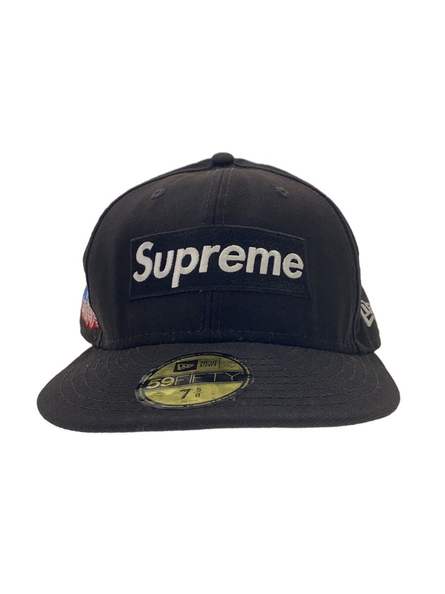 【中古】Supreme◆×NEW ERA/旗がしら/7 5/8/綿織物/BLK/メンズ【服飾雑貨他】