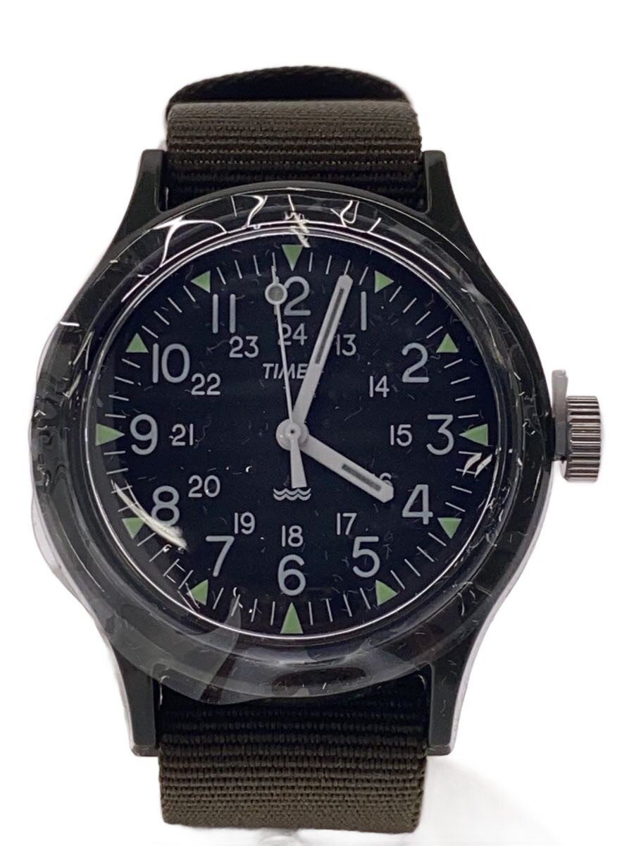 【中古】TIMEX◆石英ウオッチ/アナログ/BLK/TW2R13800VK【服飾雑貨他】