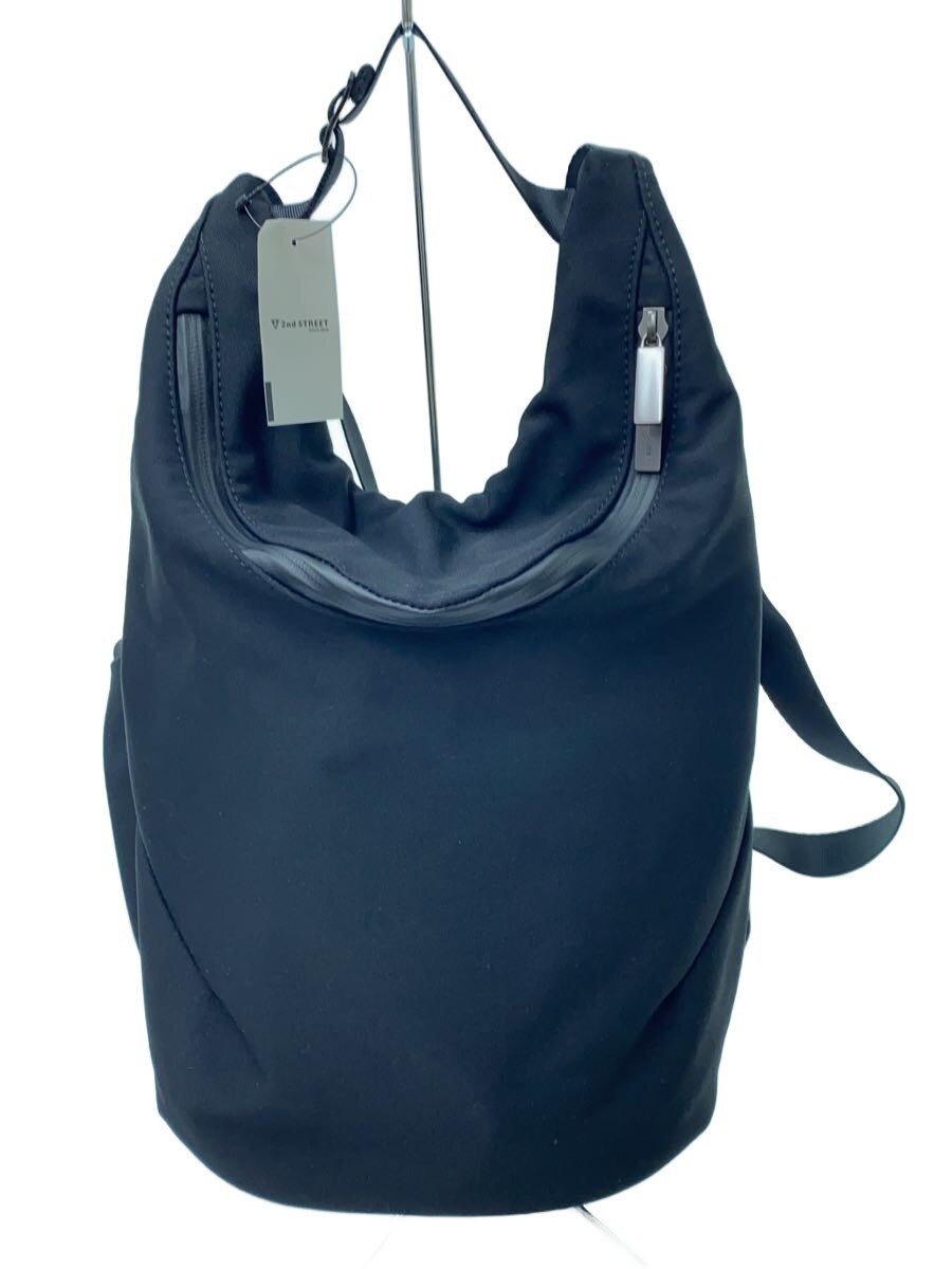 【中古】YOHJI YAMAMOTO◆背嚢/--/BLK【御徒面子】