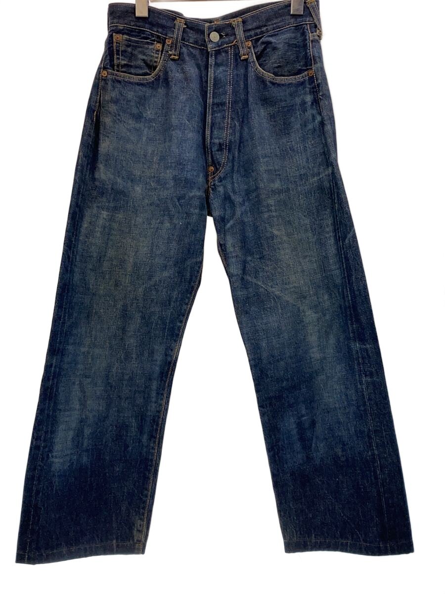 【中古】EVISU◆引っ切り無いズボン下/M/ジーンズ/BLU/無地/2501XX【メンズウェア】