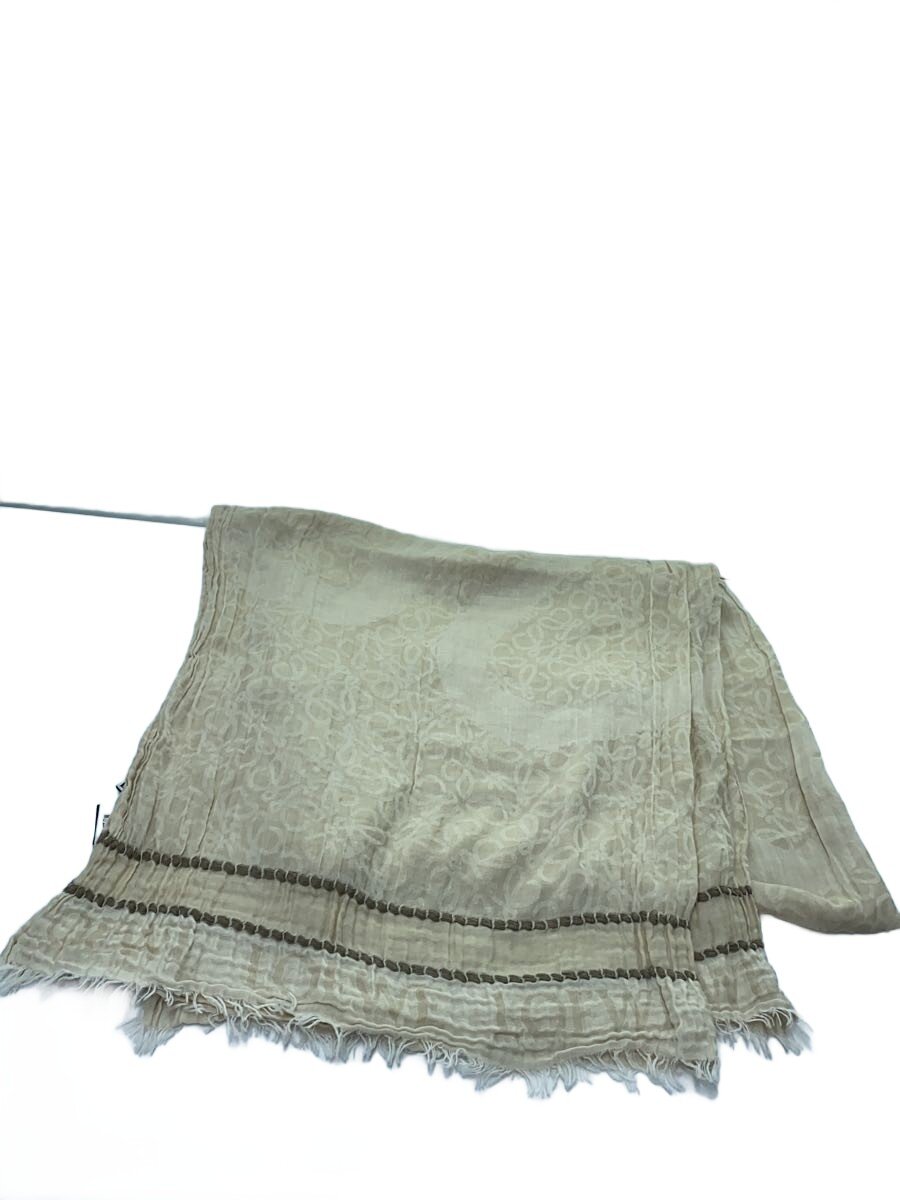 【中古】LOEWE◆袈裟/綿織物/BEG/総柄/レディース【服飾雑貨他】