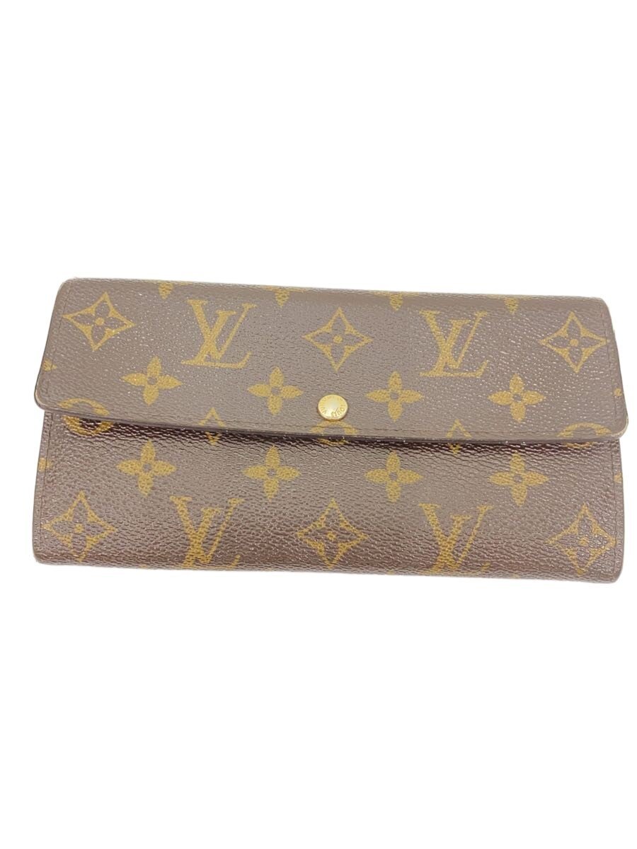 【中古】LOUIS VUITTON◆3)ポシェット・ポルト・モネ・クレディ_モノグラム・キャンバス_BRW/PVC/BRW/メンズ【服飾雑貨他】｜2ｎｄ STREET 店