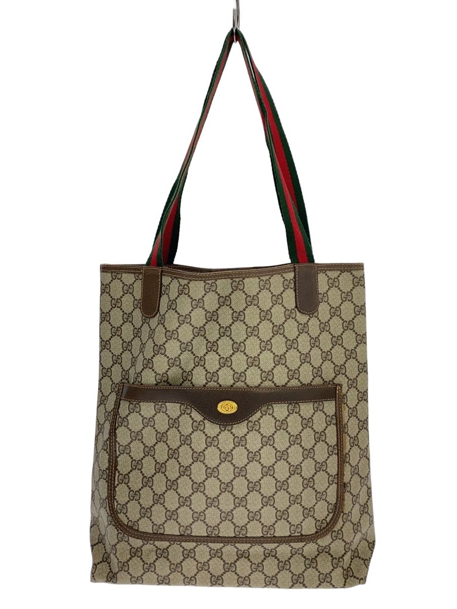 【中古】GUCCI◆トートバッグ_GGプラス_シェリー/PVC/BRW/総柄【バッグ】｜2ｎｄ STREET 店