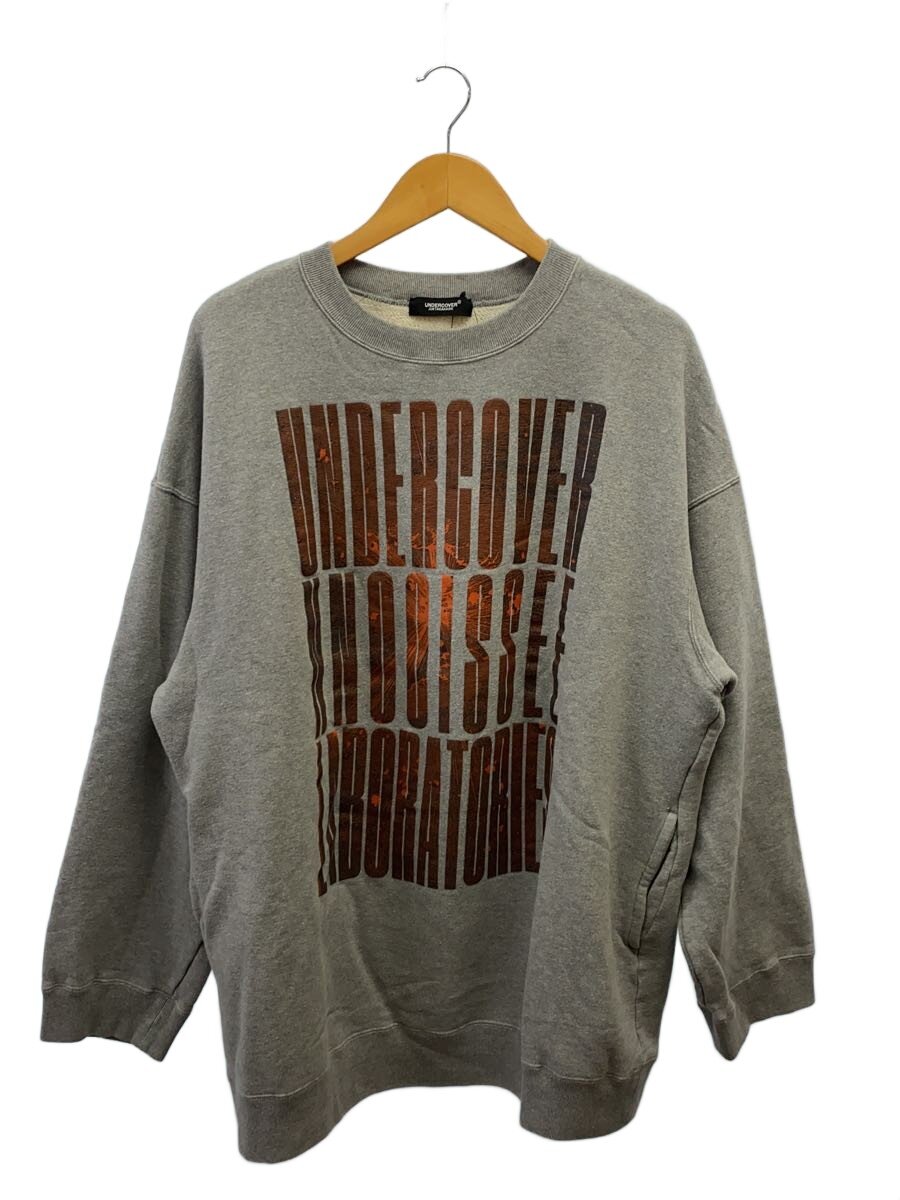 【中古】UNDERCOVER◆スウェット/4/コットン/GRY/UC2D4893-2/BIGSWEAT UNDERCOVER NOISE LAB【メンズウェア】｜2ｎｄ STREET 店