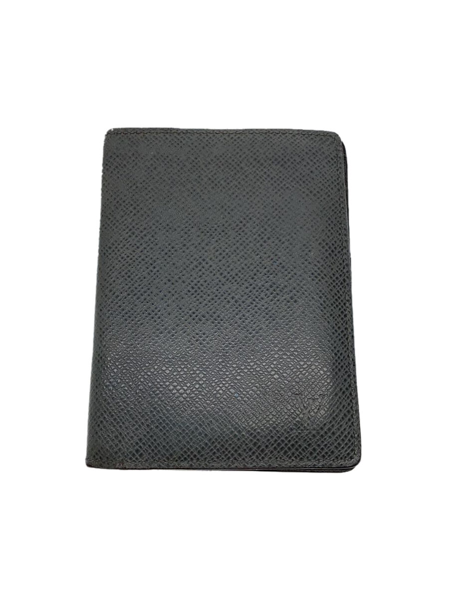 【中古】LOUIS VUITTON◆ポルト・カルト・ビエ_タイガ_GRY/レザー/GRY/メンズ/M32615//【服飾雑貨他】|2nd STREET 店
