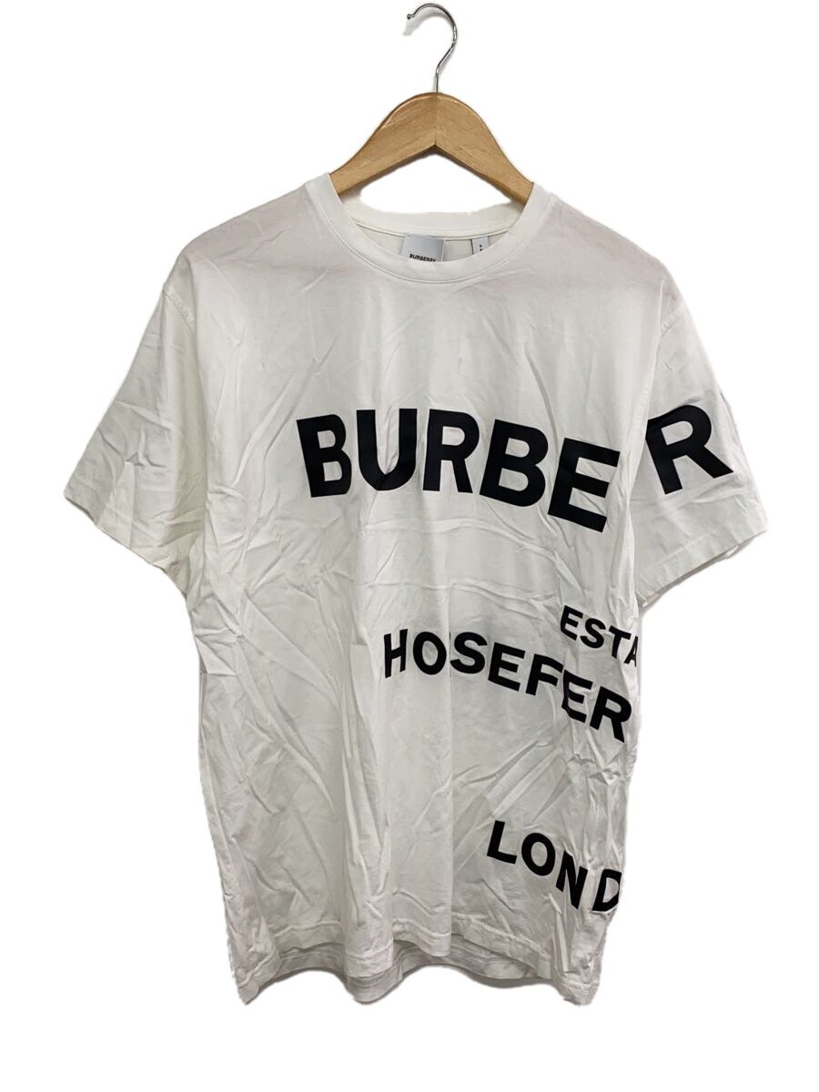 【中古】BURBERRY LONDON◆Horse Ferry Print Cotton Oversize Tee/ティーシャツ/8040691【メンズウェア】